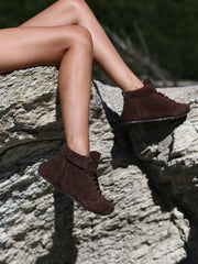 Brown Sneakers Sotto Pelle