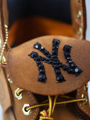 Custom “Queensbridge Bubblegum” Boots – NYC Hip-Hop Culture Edition