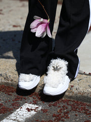White Sneakers Clouds