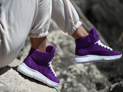 Purple Suede Sneakers Pablo OG-1