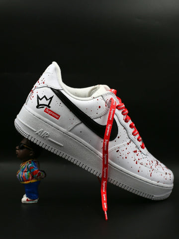 Custom Supreme Air Force 1 The Notorious B.I.G. Tribute
